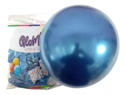 GLOBO GLOMEX #12 AZUL CHROMADO