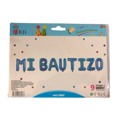 Letrero "MI BAUTIZO" 16"