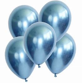 Globo QWAO #12 Azul Claro Chrome