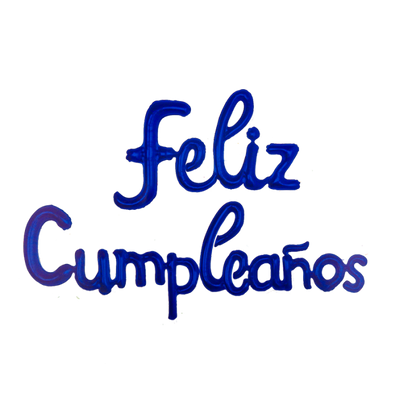 Set de feliz cumpleaños globo foil 16"