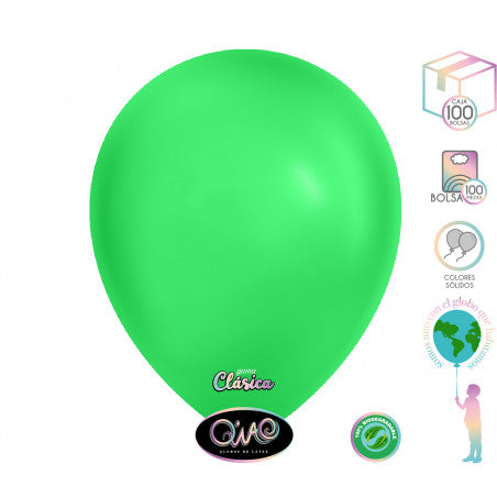 Globo QWAO #12 Verde Claro